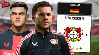 XABI ALONSO y el BAYER LEVERKUSEN en MODO CARRERA FC24 1 [upl. by Jacoby721]