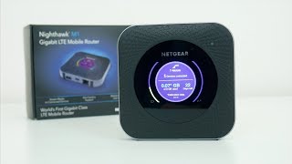 Nighthawk M1 Mobile Hotspot Router Review Unlimited 4G LTE Data No Throttling [upl. by Titania861]