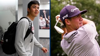 Day in the Life at Stanford  Michael Thorbjornsen  No 1 in PGA TOUR University [upl. by Alya]