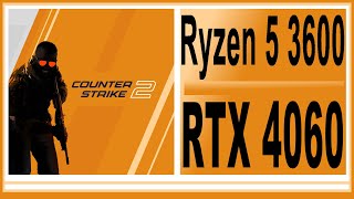 RTX 4060  Ryzen 5 3600  CounterStrike 2  CS 2 FPS Test [upl. by Groveman]