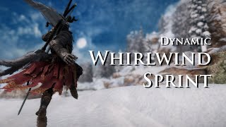 SKYRIM Dynamic Whirlwind Sprint Animation [upl. by Dasya621]