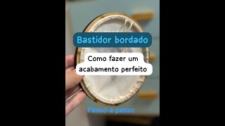 Tutorial Como fazer um acabamento perfeito no Bastidor Porta Maternidade  Passo a Passo [upl. by Chancey]