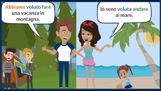 Passato prossimo of the Italian Modal verbs Potere Dovere Volere [upl. by Eisen]