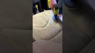 Stain removal with a professional extractor detailing detailingexperts carcleaning extractor [upl. by Laumas]