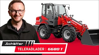 Schäffer Teleradlader 6680 T – Walkaround DE [upl. by Abebi]