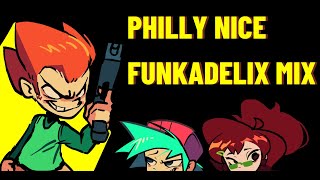 PHILLY NICE w LYRICS  Friday Night Funkin FUNKADELIX REMIX [upl. by Sonafets287]