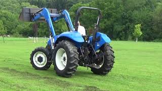 2006 NEW HOLLAND TT55 4X4 TRACTOR WITH LOADERLOW HOURS [upl. by Auginahs]