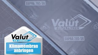 Valut air KM 5 Vario – Klimamembran luftdicht verlegen [upl. by Eitsyrk]