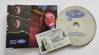 Olivia Rodrigo  Drivers License  cd single unboxing [upl. by Acinoev]