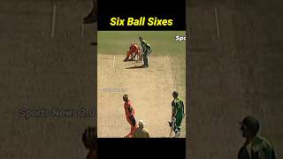 International 1st Six Balls Sixes  cricket sixballssixes shorts [upl. by Sukramal]