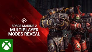 Warhammer 40000 Space Marine 2  Multiplayer Modes Reveal Trailer  Warhammer Skulls Festival [upl. by Searby]