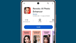 Revoto AI Photo Enhancer App  Revoto App Kaise Use Kare  How To Use Revoto App [upl. by Nora324]