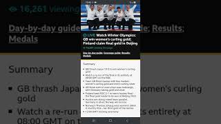 Watch Winter Olympics GB win womens curling gold Finland claim final gold in Beijing  BBC [upl. by Eitra375]