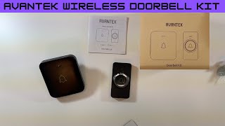 AVANTEK Wireless Doorbell Kit Review [upl. by Ajnotal]