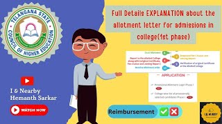 Phase1 Seat allotment confusions TS PGECET 2023ExplainedFees reimbursementSemAnnumtspgcet [upl. by Cheffetz358]