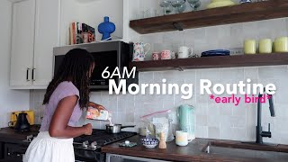 6AM Morning Routine  Healthy habits that boost confidence and productivity early bird [upl. by Acimahs543]