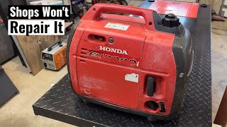 Old Honda EU2000i Generator Leaking Fuel [upl. by Alber]