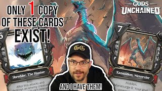 Playing with TWO Ultra Rare Cards  Gods Unchained [upl. by Oribella]