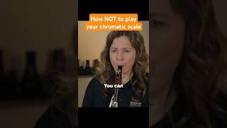 Avoid THIS mistake while playing the chromatic scale clarinet bassclarinet [upl. by Gettings295]