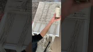 DIY Woven pinboard officesupplies pinboard [upl. by Furmark]