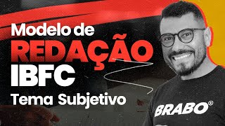 🚨PMPB Modelo de redação NOTA 10  TEMA SUBJETIVO [upl. by Llieno]