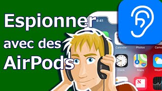 FR Espionner avec airpods pro  Utiliser l’écoute en temps réel [upl. by Ardnasxela226]