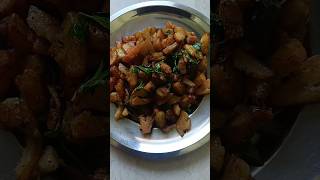 అరటికాయ ఫ్రై🫰 aratikaya fry viralvideos cooking recipe cookingfood [upl. by Natsirk801]