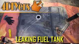 How to Repair a Leaking Metal Fuel Tank Without Welding [upl. by Franciscka]