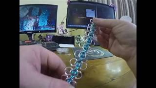 Aussie Maille Live Demonstration  Byzee Wench amp Celtic Wings [upl. by Arbma96]