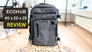 Ecohub Backpack 40 x 20 x 25 cm Review [upl. by Sacul]