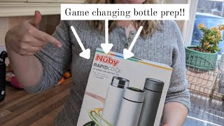 Nuby Rapid Cool  Bottle Prep Review [upl. by Melvin]