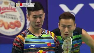 Danisa Denmark Open 2017  Badminton F M4MD  LiuZhang vs GidSuk [upl. by Anayi693]