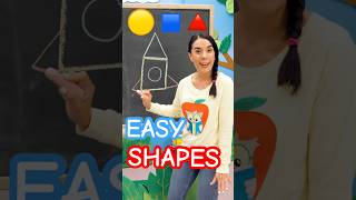 Learn to Draw EASY SHAPES 🟡🟦 for Kids with CoComelonClassroom  shorts howto [upl. by Adroj162]