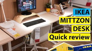 IKEA MITTZON Desk quick review [upl. by Aniles]