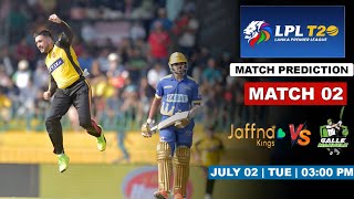 Jaffna Kings vs Galle Marvels match prediction  JK vs GM Match Prediction  LPL T20 2024 [upl. by Brittnee]