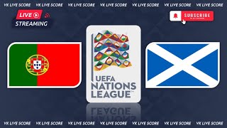 Portugal vs Scotland 🔴Live Match Today⚽🎬 [upl. by Winni]