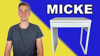 Step by Step  Small Micke Desk IKEA Tutorial [upl. by Maccarone]