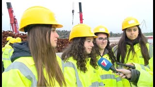 Vicinay Sestao lanza un reto a alumnos de la ikastola Bihotz Gaztea de Santurtzi dentro de la [upl. by Favata]