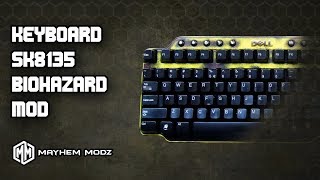 dell SK 8135 keyboard biohazard mod [upl. by Rodrich]