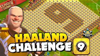 Easily 3 Star Noble Number 9  Haaland Challenge 9 Clash of Clans [upl. by Ymma265]