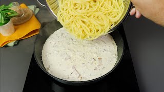 ¡La receta tradicional con un toque sorprendente ¡Pasta carbonara sencilla y deliciosa [upl. by Losse]