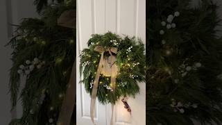 christmas wreath alliwantforchristmasisyou merrychristmas christmassongs homedecor [upl. by Abrahams]