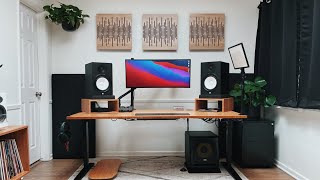 I BUILT MY DREAM MINIMAL HOME STUDIO SETUP STUDIO TOUR 2021 [upl. by Essirehs]