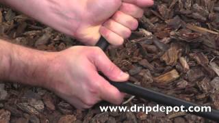 How to Use a Compression Elbow in a Drip Irrigation System [upl. by Aiuqram]