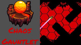 Chaos Gauntlet completed all levels amp all coins  Geometry Dash 22 [upl. by Haliak928]