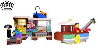 Lego Creator 31093  Hausboot  Riverside Houseboat  Lego Speed Build Review  Modell C [upl. by Lerak971]