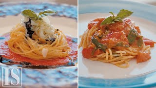 Spaghetti al pomodoro ricetta veloce vs gourmet  Salvatore La Ragione [upl. by Jena803]