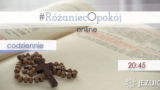 Różaniec o POKÓJ onLine 24 TAJEMNICE radosne [upl. by Korney344]