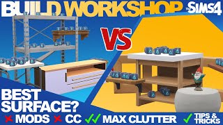 The BEST and WORST Clutter Surfaces  The Sims 4 Building Tutorial  No ModsCC [upl. by Anircam528]