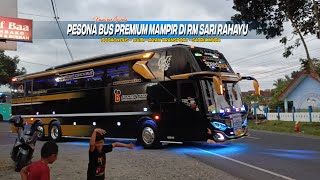 Bus Bus Premium  Konvoi bus Pariwisata Efisiensi  Bcoach Scania  Tividi  Riyan  Satria Muda [upl. by Ecital]